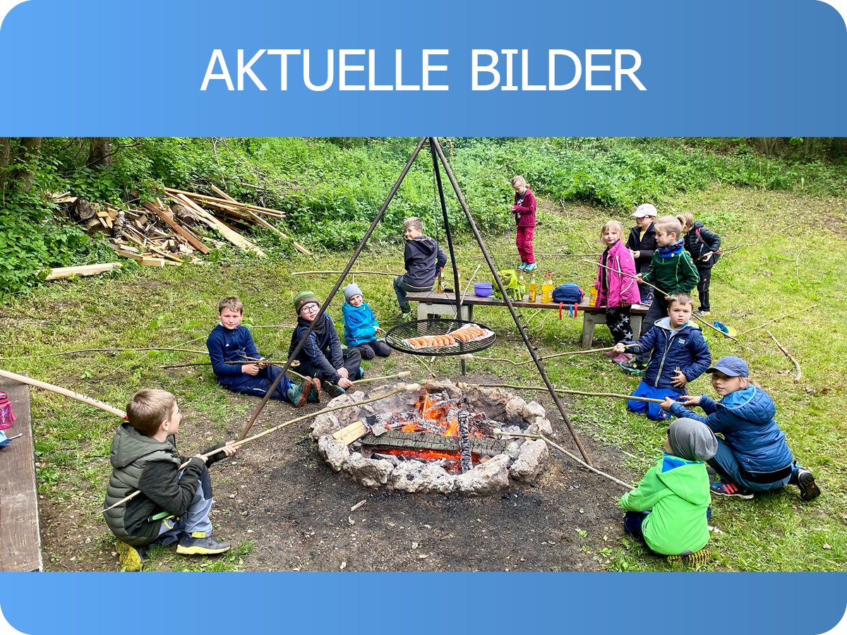 Kindergruppe beim Grillen