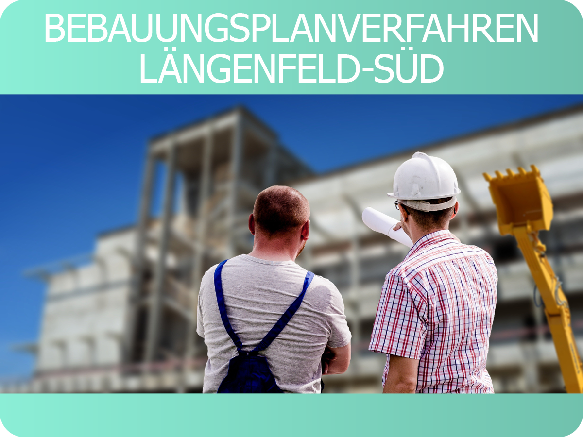 Zwei Bauarbeiter auf einer Baustelle bei einer besprechnung