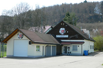 Das Vereinsheim des TSV Straßberg am alten Sportplatz